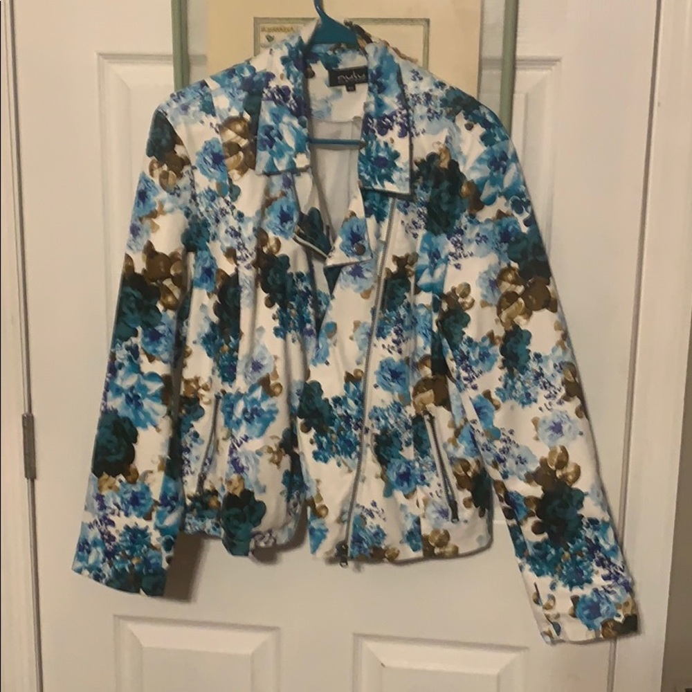 Faux leather jacket